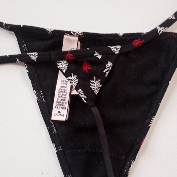 Victoria's Secret Christmas Trees V String Panty M - Picture 7 of 15